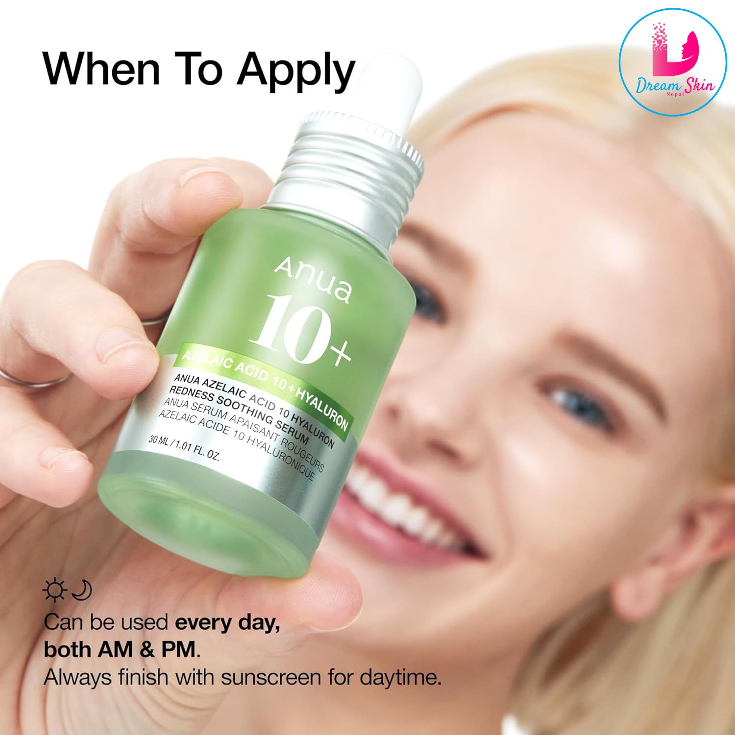 Anua Azelaic Acid 10 Hyaluron Redness Soothing Serum [30ml]